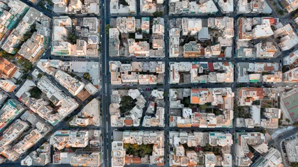 Poster Roofs of Athens from above © KAPhotography