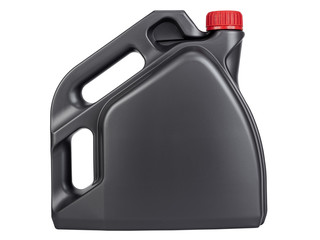 Plastic bottle of motor oil