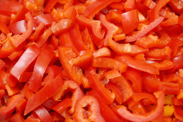 Fresh peppers vegetable