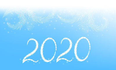 New year hoarfrost decoration. Hoarfrost vector background. Frost, christmas, winter holiday background element.