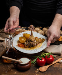 national Azerbaijan meal Buglama