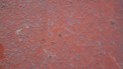 red rusty steel