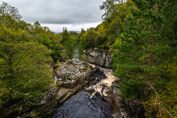 Tromie river, source of water for Speyside distillery, Spey, Scotland