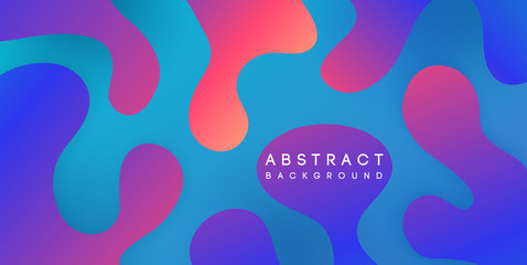 Moving colorful abstract background. Dynamic Effect. Vector Illustration. Design Template.