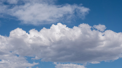 Naklejka premium Clouds in the blue sky