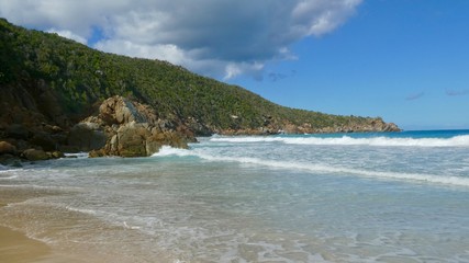 Fototapeta na wymiar Lambert Beach Tortola British Virgin Islands