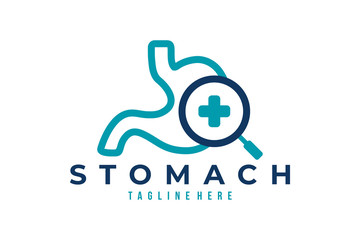 stomach care logo icon vector isolated