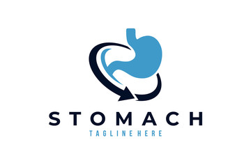 stomach care logo icon vector isolated
