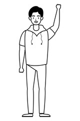 young man avatar character icon