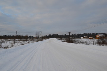 Obraz premium winter in russia
