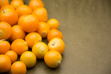 Cape gooseberry, delicious fruit also called Physalis peruviana.