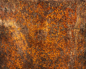 Grungy Rusted Metal Abstract Old Steel Wall