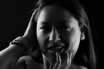 Fototapeta premium Sesión Blanco y negro