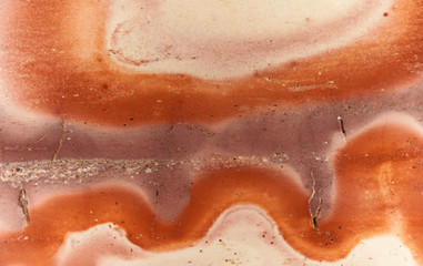 Rhyolite slab Macro photo.