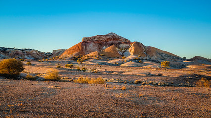 Colourful Sunset over The Painted Desert, Arckaringa Hills, South Australia, Australia