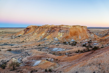 Colourful Sunset over The Painted Desert, Arckaringa Hills, South Australia, Australia