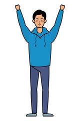 young man avatar character icon