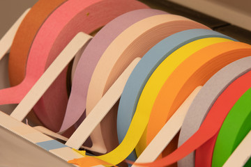 Color adhesivetapes for labeling in laboratory