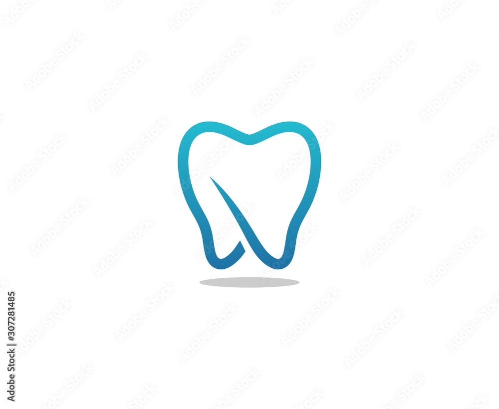 Wall mural dental logo