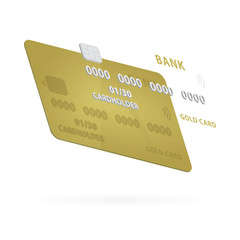 Bank plastic card personal information. Bank credit or debit cards anatomy realistic vector illustration collection. Part of set.