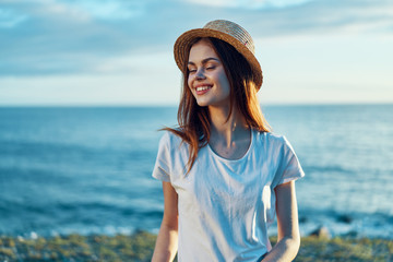 young woman on the beach