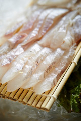 Hoe, Korean fresh raw fish dish 