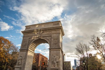 Fototapeta na wymiar Washington Square arch 