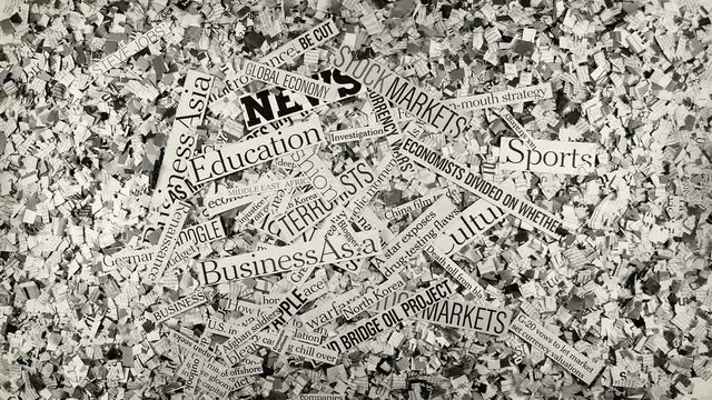 stop motion random news headlines 