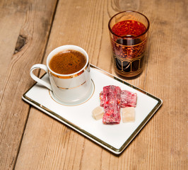Turkish Coffee and delight