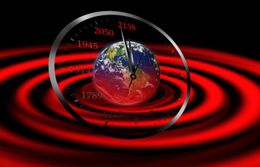 World Clock - The beginning of the end for the world - The last time in the world 