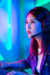 Young Asian cyber sport gamer © ryanking999