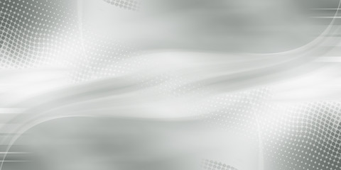 Gray halftone pattern with white line motion backdrop wallpaper. Clean Grey geometric background.