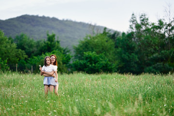 girl in the field