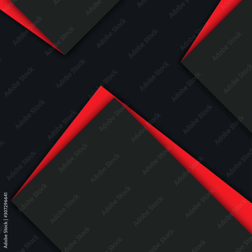 Poster red and black empty paper sheets given for your message. can be used as wishes or greeting card desi