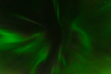 Aurora at night in the sky in the north.