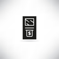 ATM, automated teller machine icon