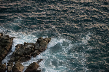 Ocean, waves and rocks