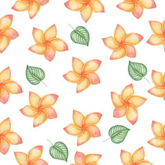 Frangipani pattern