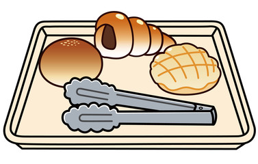 菓子パン-アンパン、メロンパン、チョコパン