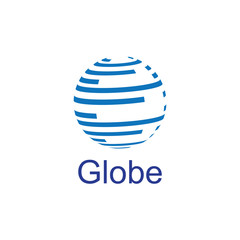 globe logo and icon Vector design Template-Vector