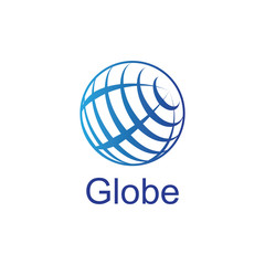 globe logo and icon Vector design Template-Vector