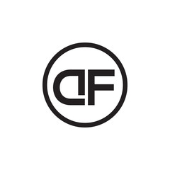 Initial DF or AF Letter Logo With Creative Modern Business Typography Vector Template. Creative Letter DF or AF Logo Vector.