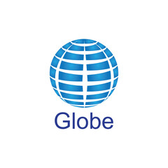 globe logo and icon Vector design Template-Vector