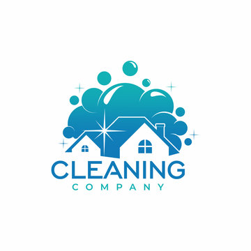 Cleaning Company Logo Design Vector