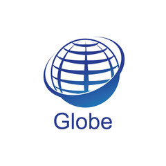 globe logo and icon Vector design Template-Vector
