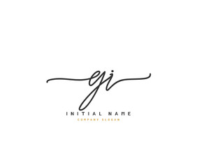 G I GI Beauty vector initial logo, handwriting logo of initial signature, wedding, fashion, jewerly, boutique, floral and botanical with creative template for any company or business.
