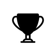 Trophy icon. Design template vector
