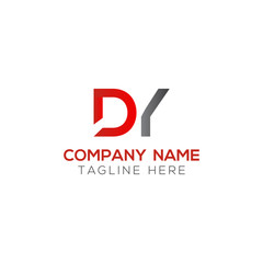 Initial DY Letter Logo With Creative Modern Business Typography Vector Template. Creative Letter DY Logo Vector.