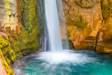 Fototapeta na wymiar Sapadere canyon and waterfall - Alanya, Turkey