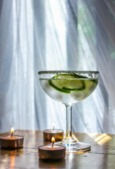 cocktails collection, Caipirinha refreshing and delicious cocktail.